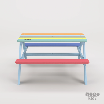 Panter Junıor, çocukların bahçede bir piknik masası, odasında ise yaratıcı bir çalışma ve etkinlik istasyonu olarak kullanabileceği çok yönlü bir tasarımdır - Galeri