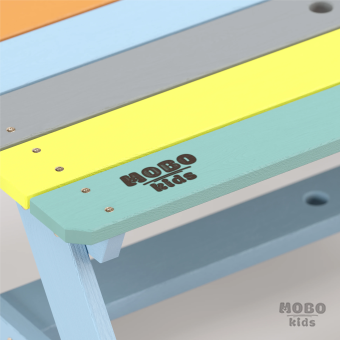 Panter Junıor, çocukların bahçede bir piknik masası, odasında ise yaratıcı bir çalışma ve etkinlik istasyonu olarak kullanabileceği çok yönlü bir tasarımdır - Galeri