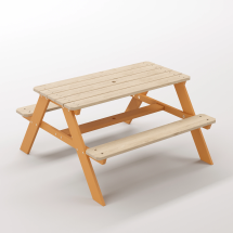 6-12 yaş grubuna uygun Yaratıcı Aktivite ve Hobi Masası birinci sınıf masif ahşaptan üretilmiş, 4 çocuk kapasiteli; ilkokul, çalışma odası ve etkinlik alanları için yüksek dayanımlı ergonomik aktivite istasyonu - Turuncu Seçeneği