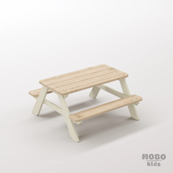 Panter Micro Bej Klasik Çocuk Masası - Sakin ve Huzurlu Montessori Aktivite Masası