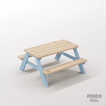 Panter Micro Gök Mavisi Çocuk Aktivite Masası - Pratik Kurulumlu Kreş Mobilyası