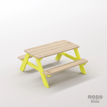 Panter Micro Limon Sarısı Çocuk Masası - Pozitif Enerji Veren Oyun ve Etkinlik Seti