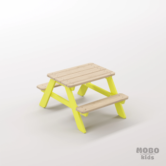 : Panter Micro Limon Sarısı Enerjik Çocuk Masası - Okul Öncesi Kreş Ve Ev İçi Etkinlik Masası