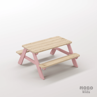 Panter Micro Masal Pembe Sevimli Kreş Masası - Çocuk Odası Oyun ve Boyama Alanı