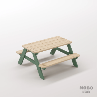 Panter Micro Orman Yeşili Dayanıklı Çocuk Masası - Kreş Tipi Sağlam Oyun Alanı