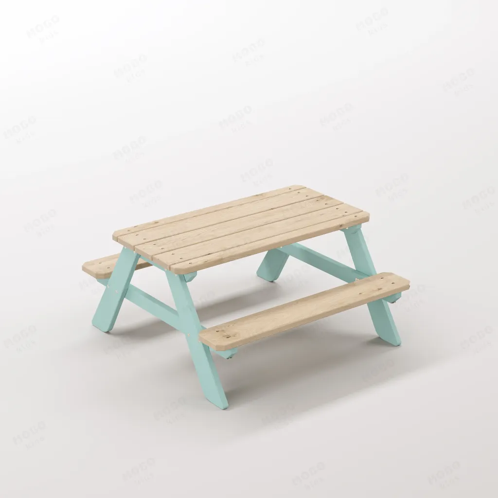 Panter Micro Su Yeşili Modern Çocuk Masası 18 Ay - 4 Yaş Çok Amaçlı Montessori Oyun Grubu