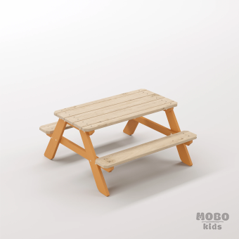 Panter Micro Turuncu Canlı Seri Çocuk Masası - Eğitici Kreş ve Ev Oyun Grubu