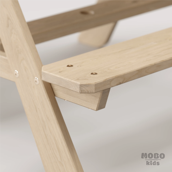 Bahçe Bankı Masif Ahşap 4 Çocuk Kapasiteli Piknik ve Bahçe Masası - Galeri