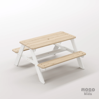 Panter Tiny Kar Beyazı Modern Çocuk Balkon Seti - 4-10 Yaş Ev ve Anaokulu Çalışma Masası