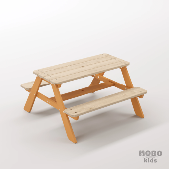 Panter Tiny Turuncu Çocuk Balkon ve Teras Seti - 4-10 Yaş Eğlenceli Oyun Alanı Masası