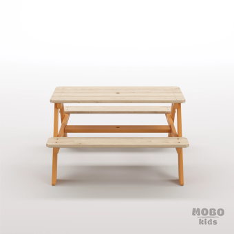 4-10 yaş grubuna uygun, birinci sınıf masif ahşaptan üretilmiş, 4 çocuk kapasiteli; anaokulu, oyun alanı ve balkon setleri için yüksek dayanımlı doğal ahşap keşif üssü. - Turuncu - Görsel 5