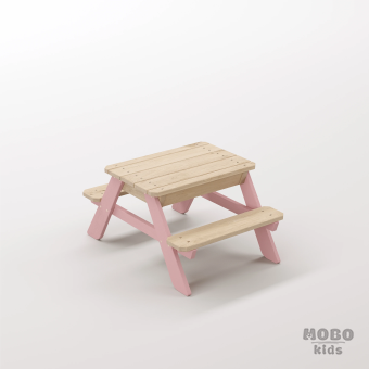 Zuma Micro Masal Pembe Masif Ahşap Duyusal Deneyim Kutusu - Kreş ve Anaokulu Oyun Köşesi