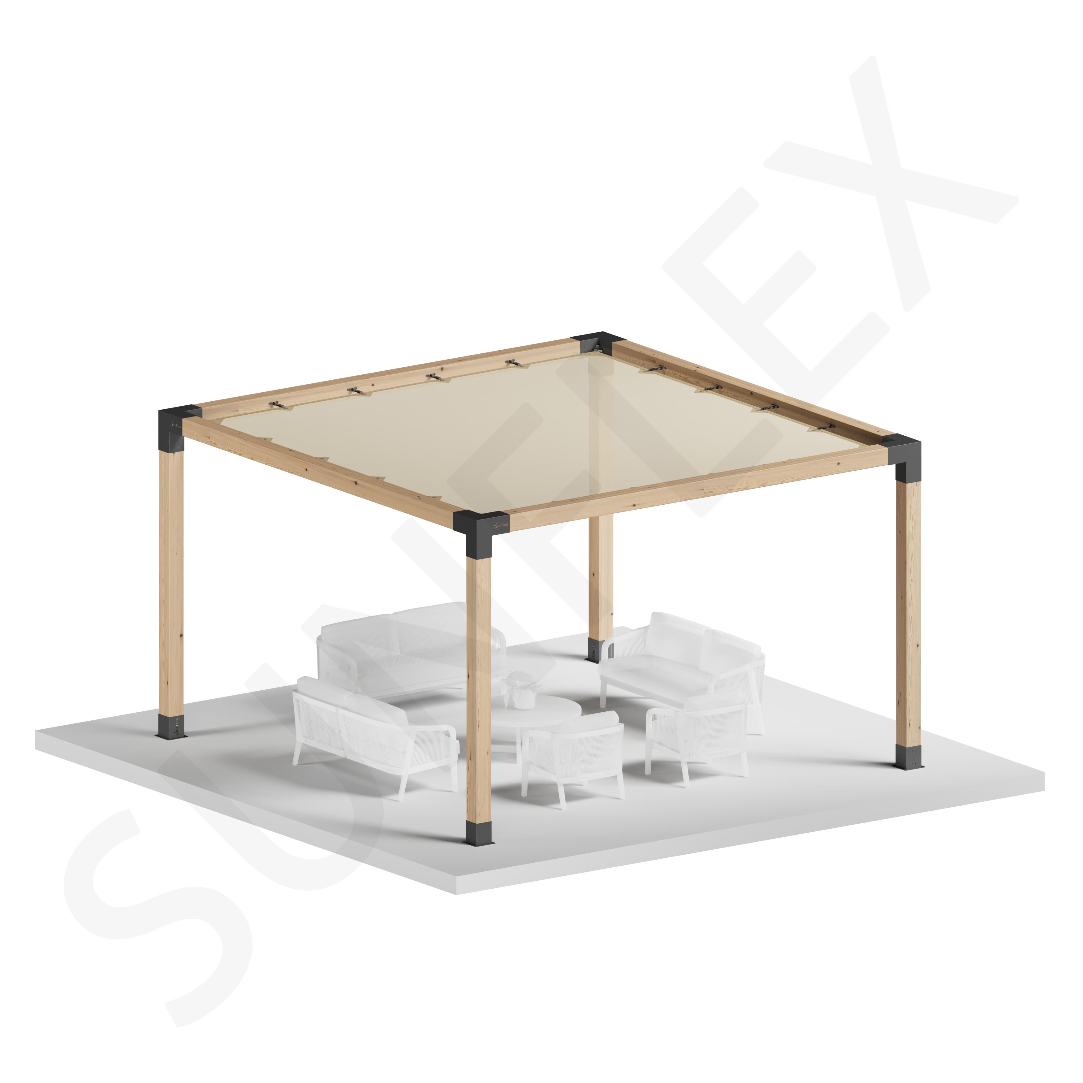 Sunflex Pergola Set Including Timber