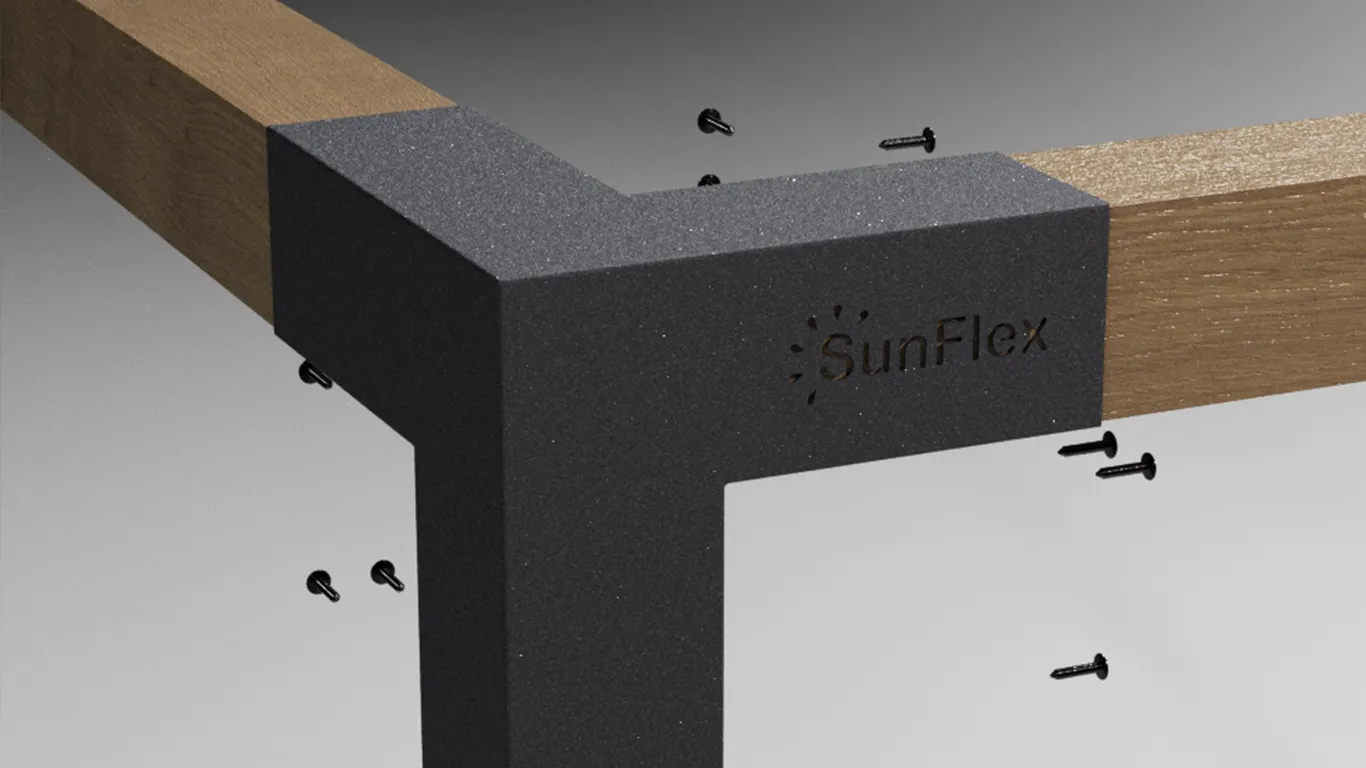 Sunflex Pergola Sistemlerinde Sağlam Üretim Detayları