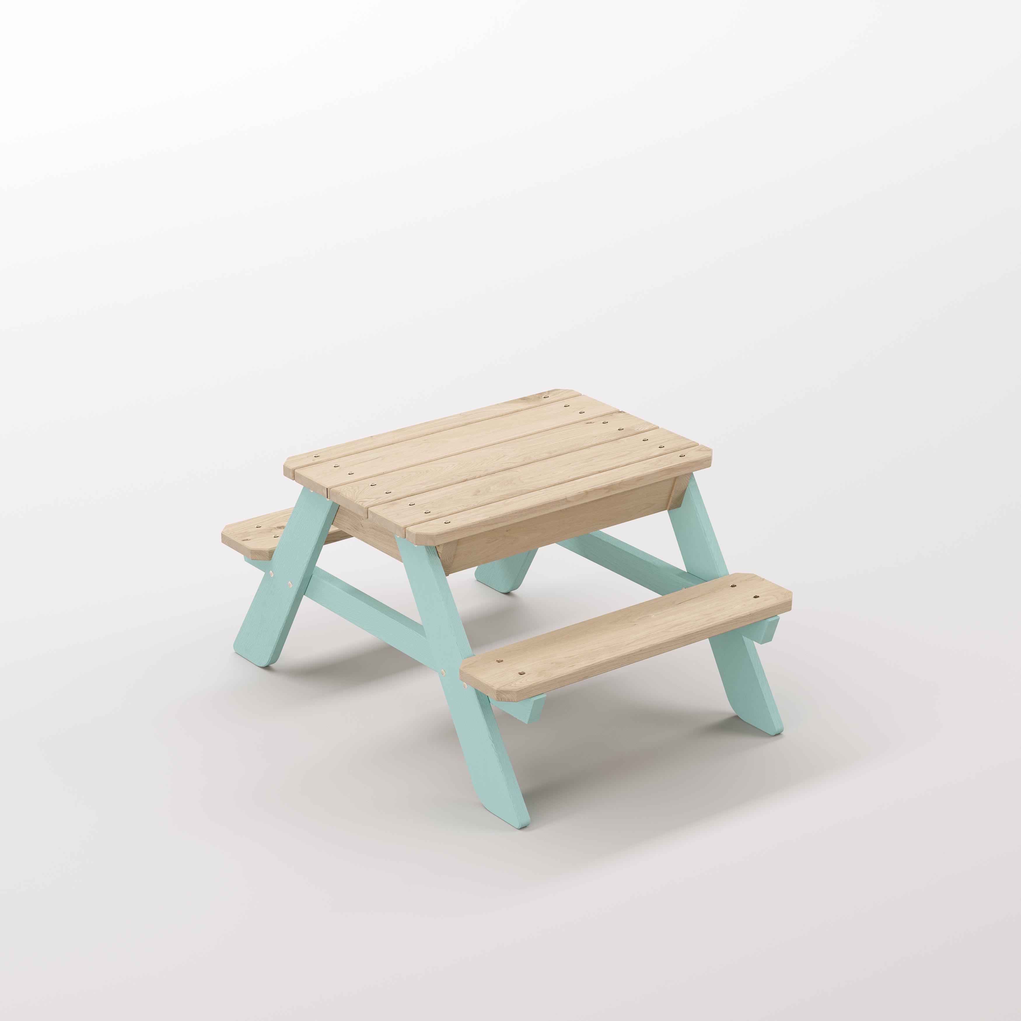 Zuma Micro Su Yeşili Masif Ahşap Montessori Duyusal Alan - Kum ve Su Havuzlu Gelişim Kutusu